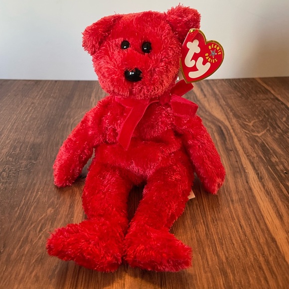 3 FOR $25: Authentic TY Beanie Babies Sizzle the Bear, 2001. NWT - Picture 1 of 3